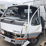 1998 FLAT DECK FB511 MITSUBISHI CANTER - MITSUBISHI CANTER
