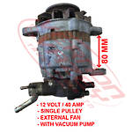 ALTERNATOR - 12V - 40 AMP - SINGLE PULLEY - MAZDA SL - WITH VACUUM PUMP