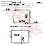 RADIATOR - REPAIRED - MAZDA VS