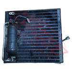 AIRCON CONDENSER - WITH COMPLETE FAN - NISSAN FE6 - NISSAN MK/PK