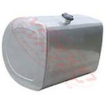 ALLOY DIESEL TANK - D-SHAPE - WITH BRACKET/SENSOR/CAP - UNIVERSAL - 700X700X820MM - 350L