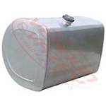 ALLOY DIESEL TANK - D-SHAPE - WITH BRACKET/SENSOR/CAP - UNIVERSAL - 700X700X920MM - 380L