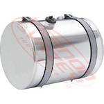 ALLOY DIESEL TANK - ROUND - WITH BRACKET/SENSOR/CAP - UNIVERSAL - 700X700X880MM - 350L