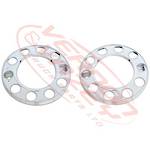 WHEEL COVER - STAINLESS - 1 PIECE - 10 STUD - 22.5" / 57.15cm - UNIVERSAL - ALL MAKES/MODELS
